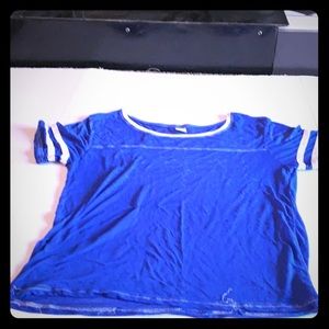 Now and white boyfriend T-shirt